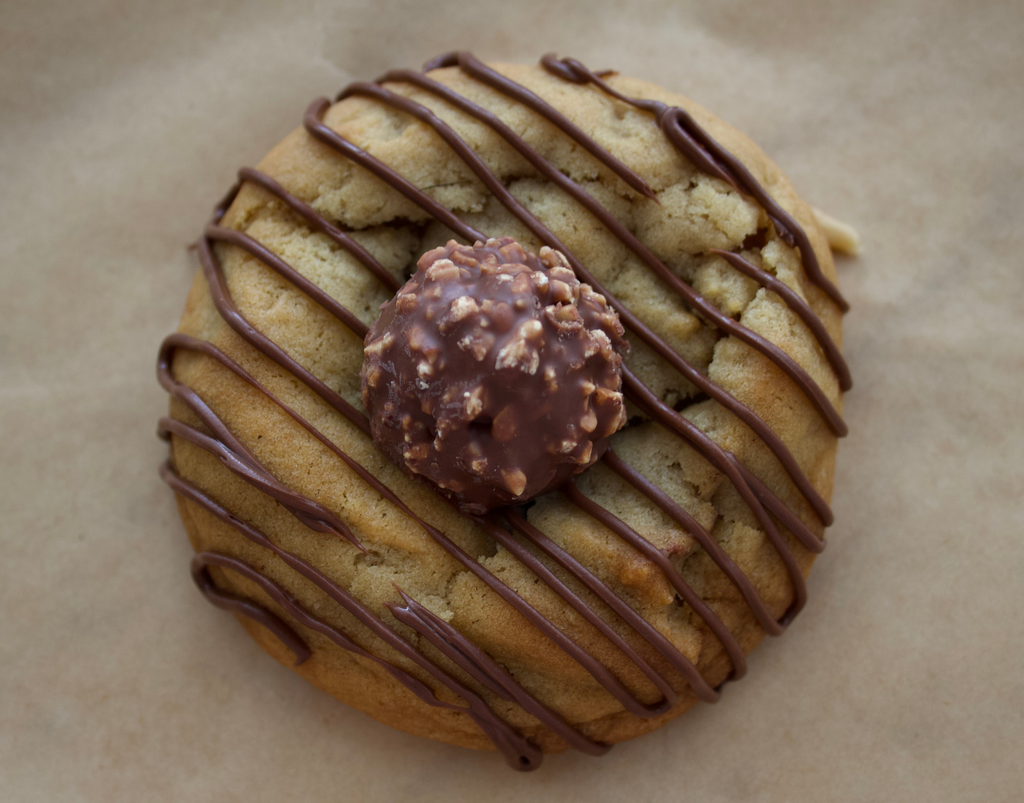 Nutella & Ferrero Rocher Cookies